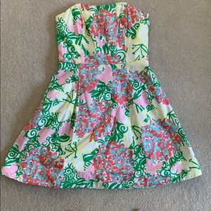 Lilly Pulitzer strapless dress